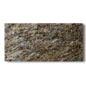 Giallo Santa Cecilia Prefab Granite Countertops