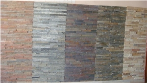 Indian Slate & Quartzite Wall Cladding, Indian Ledge Stone Slate Wall Cladding