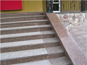 Flower Of Ukraine Granite Stairs