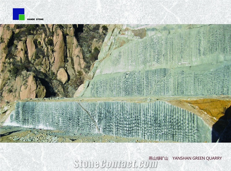 Granite Quarry, China Green Granite Block