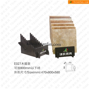 E027 Practical Wooden Tile Showroom Display