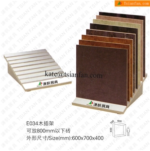 E034 30 Degree Brick Wall Display Stand for Tile