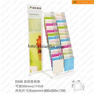E046 Metal Hanging Tile Display Rack for Ceraimic Tile