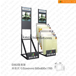 E053 Cheaper Tile Metal Floor Display for Stone