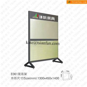 E061 Double Sides Display Stand Large Display Tiles Stand