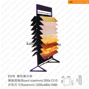 E076 Customized Marble Boarder Stone Display Rack