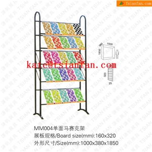 Mm004 Glass Mosaic Tile Showing Rack Display Stand