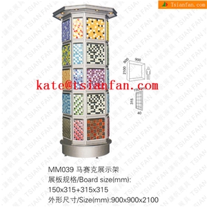 Mm039 Mosaic Tile Exhibition Metal Display Rack