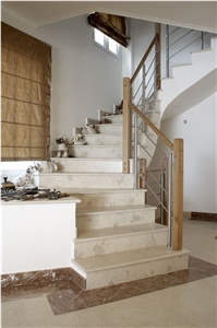 Stairs Limestone Vratza, Vratza Beige Limestone