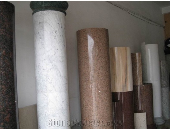 Granite&Marble Columns Custom Building Construction, Stone Columns