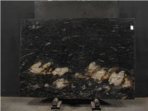 Cosmic Black Granite Slabs, Brazil Black Granite