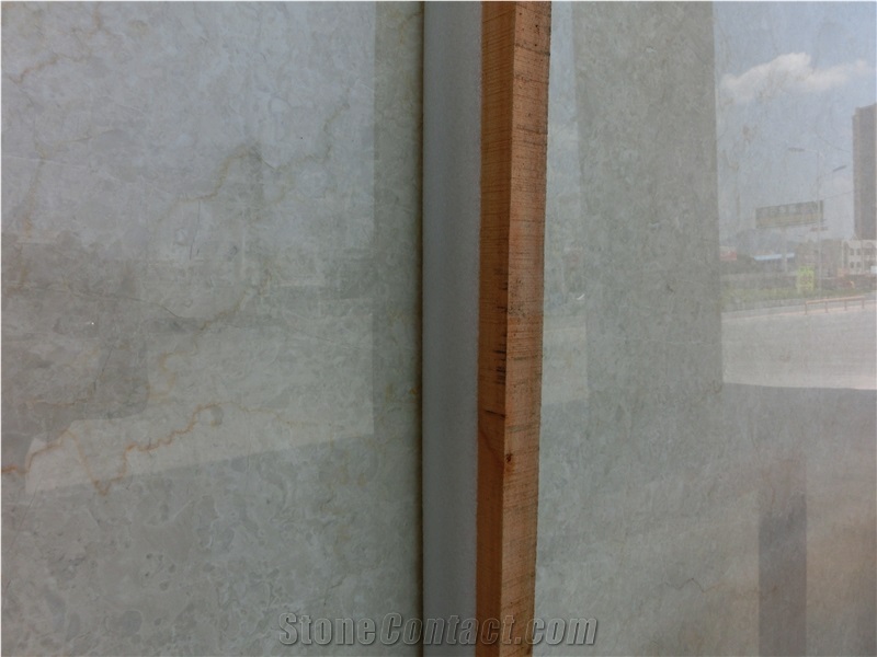 Eurasian Cream-Colored Marble Tiles and Slabs