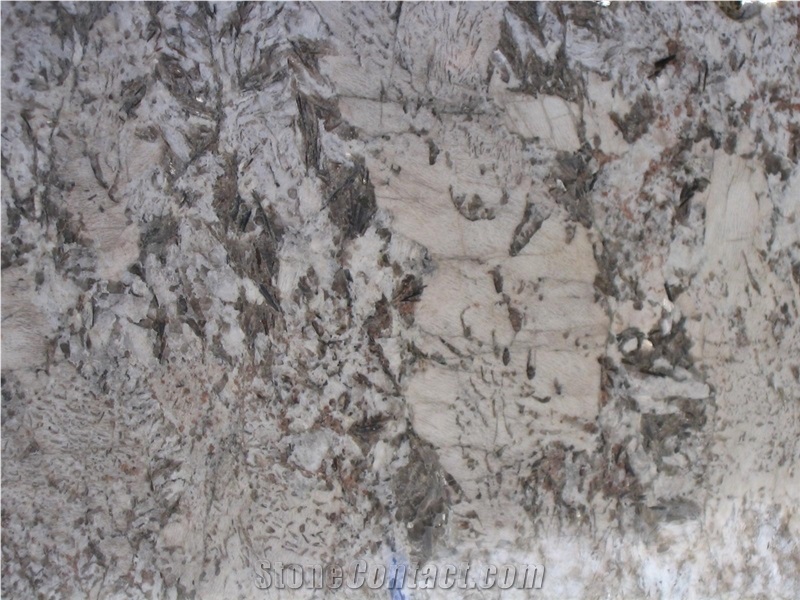 Galaxy White Granite Slabs, India White Granite