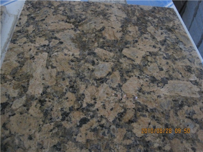 Giallo Fiorito Granite Tiles and Slabs