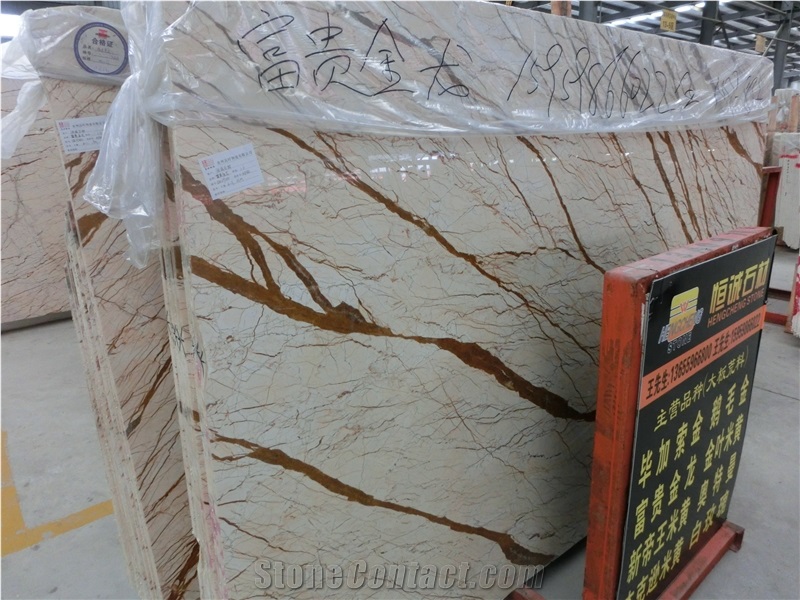 Golden Dragon Marble Tiles and Slabs