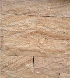 China Wooden Sandstone Tiles, China Beige Sandstone