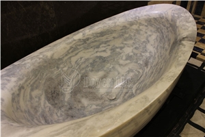 Polished White Marble Tubs, White Marble Bathtub