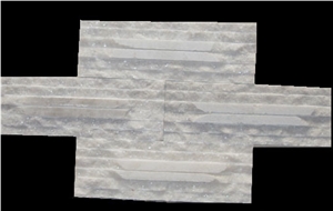 White Marble Culture Stone Wall Panel