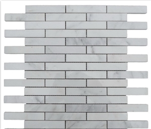 Hot Selling Han White Marble Mosaic Tile, China White Marble Mosaic