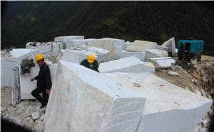 Yunnan White Marble Blocks, China White Marble Blocks