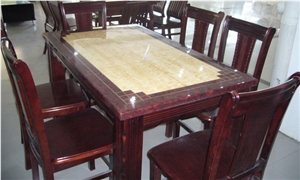Natural Marble Tables and Chairs