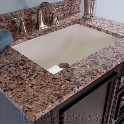 U.S. and European Bathroom Cabinet, Natural Granite Bath Tops