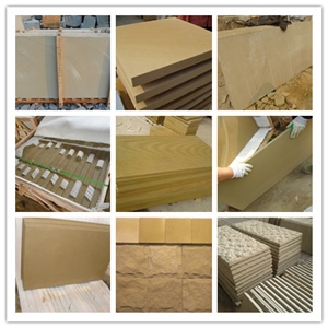 Beige/Yellow/Cream Sandstone Tiles Factory, China Beige Sandstone