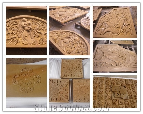 Yellow Sandstone Reliefs/Manufacturer