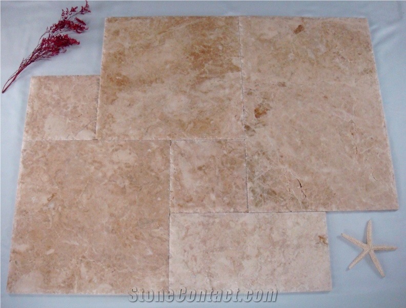 Cappucino Marble French Pattern Brushed & Chiseled