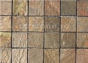 Himachal Copper Quartzite Mosaic