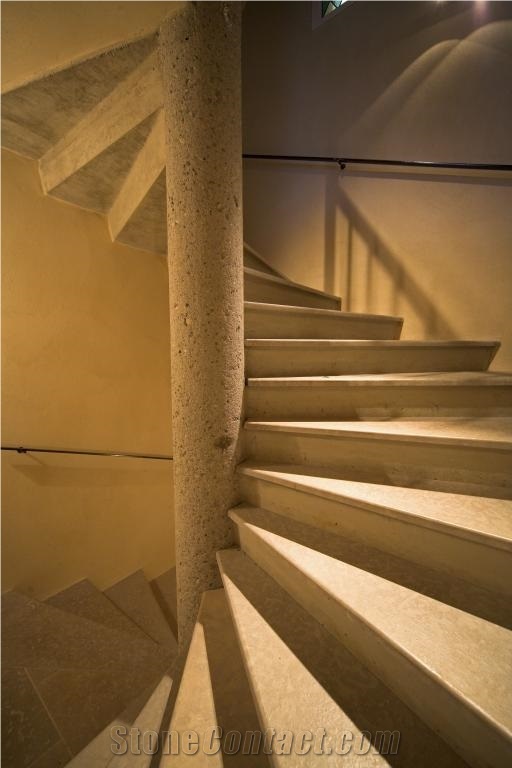 Montalieu Villebois Limestone Staircase