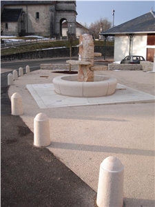 Pierre De Chandore Limestone Fountain