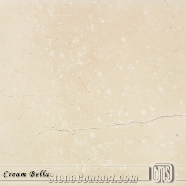 Cream Bella Marble Tiles, Slabs