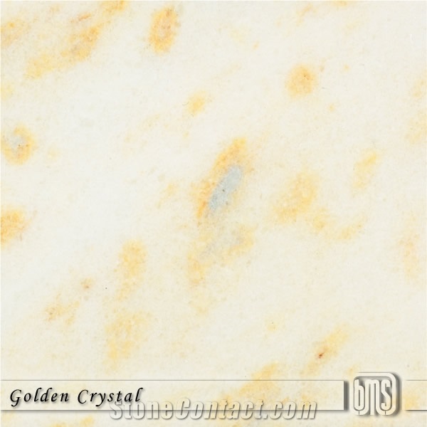 Golden Crystal Marble Blocks