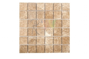 Emperador Marble Mosaic, Brown Marble Mosaic