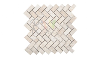 Herringbone Classic Tumbled Mosaic,Tumbled Mosaic