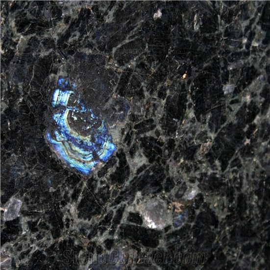 Volga Blue Granite Slabs & Tiles, Ukraine Blue Granite