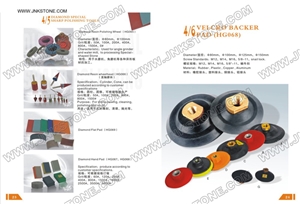 Diamond Special Sharp Polishing Tooles,Velcro Backer Pad