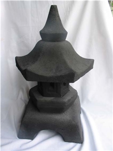Black Lava Stone Lamps
