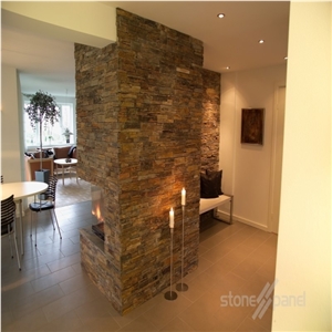 Multicolor Slate Wall Cladding Panels