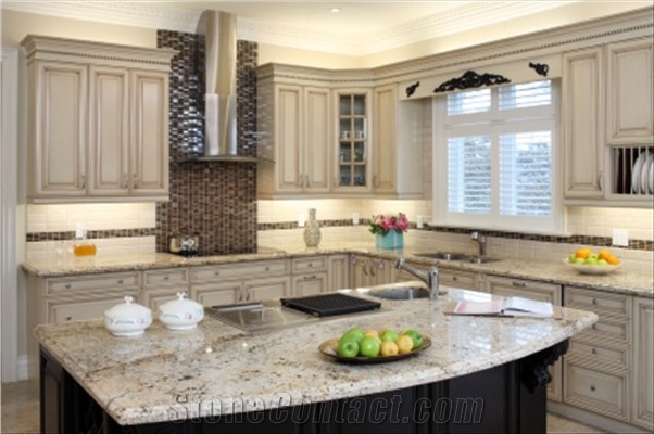 New Venetian Gold Granite Kitchen Islan Counter Top From United