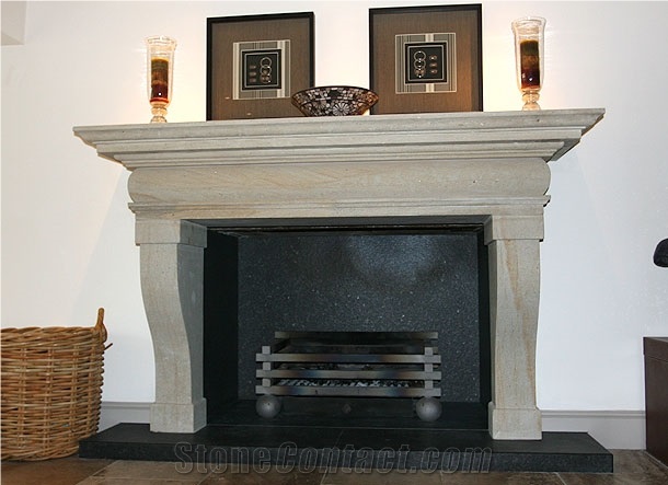 Sandstone Carved Fireplace Design