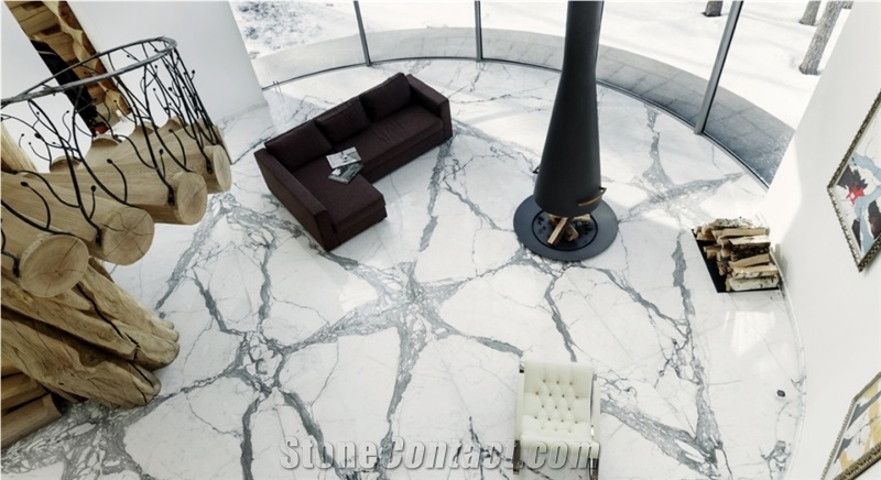 Arabescato Piana Marble Floor Tiles