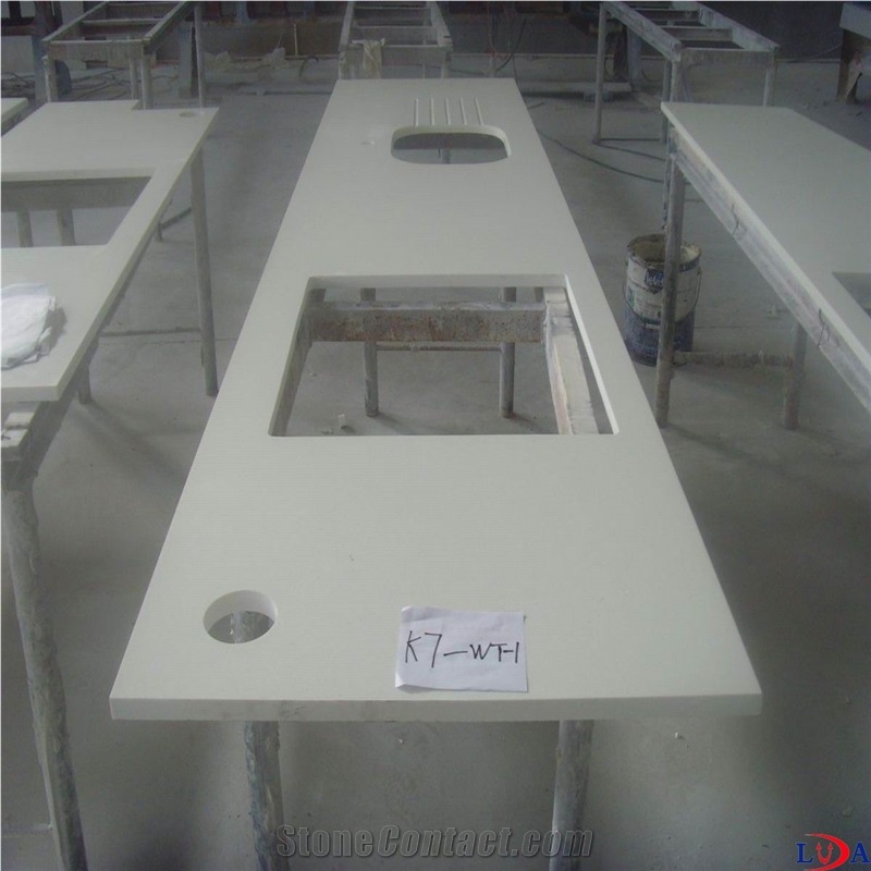 China Quartz Stone Bench Tops White Bench Tops Stonecontact