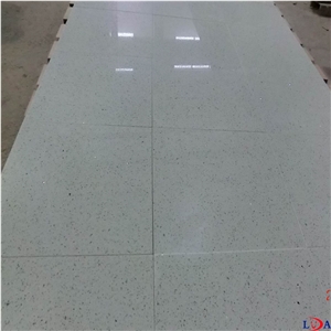 White Mirror Fleck Quartz Tiles