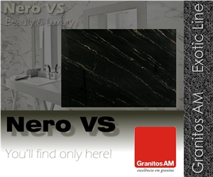 Nero Vs Granite Slabs & Tiles, Brazil Black Granite