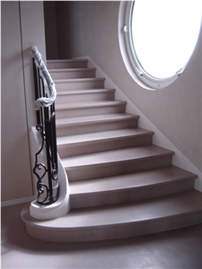 Comblanchien Clair Limestone Staircase