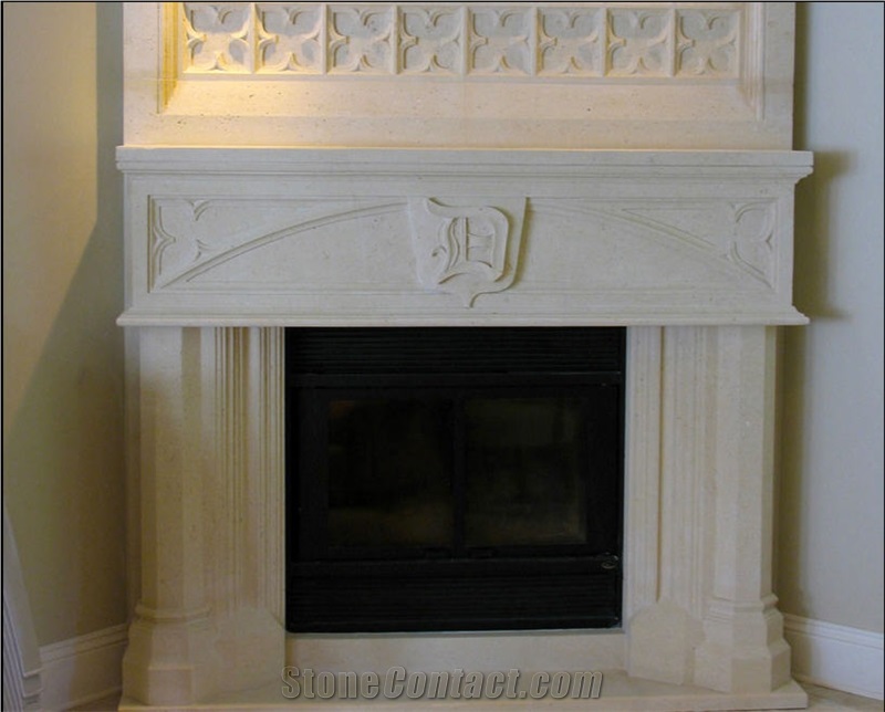 Creme De Picardie Limestone Fireplaces
