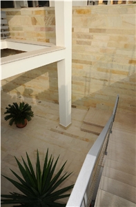 Glano Sandstone Wall and Floor Tiles, Italy Beige Sandstone