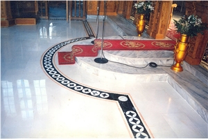Marble Inlay Floor Pattern Slabs & Tiles